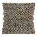 Woven Striped Life Styles Square Throw Pillow - Mina Victory