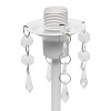 Creekwood Home 17.25" Contemporary Crystal Droplet Table Lamp - 4 of 4