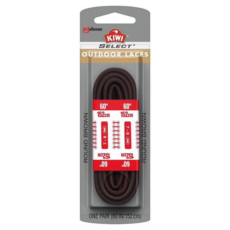 KIWI Select Outdoor Round Laces - 60", 1 of 7
