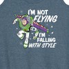 Women's - Disney - Im Not Flying Graphic Racerback Tank - 2 of 4