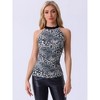 INSPIRE CHIC Women's Halter Neck Sleeveless Stretchy Slim Fit Party Ruched Top - 2 of 4