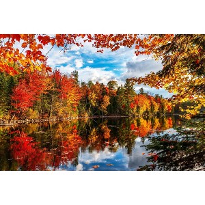 Autumn Lake 500 Piece Jigsaw Puzzle - 1 of 3