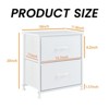 Kumasinova Dresser for Bedroom,Chest of Drawers with Metal Frame and Wood Top,Bedroom Dressers with 2/4 Drawers for Living Room,Nursery - 3 of 4