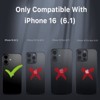 MyBat Pro Maverick Series MagSafe Case w/ Holster and Tempered Glass for Apple iPhone 16 - Army Green - 3 of 4