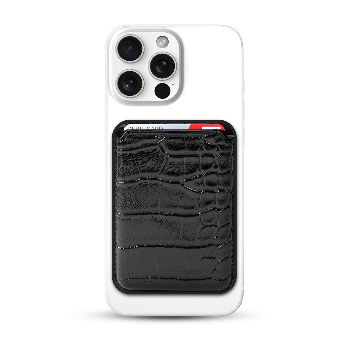 MyBat Pro Apple iPhone Wallet with Magsafe - Crocodile Embossed - thumbnail 3