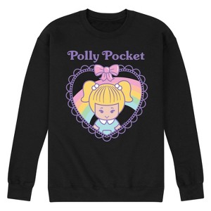 Men's - Polly Pocket - Polly Pocket Heart -Men's Crew Fleece Sweatshirt Graphic Fleece Sweatshirt - 1 of 4