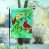 Evergreen Cardinal Couple Suede Garden Flag 12 x 18 Inches Indoor Outdoor Decor - 3 of 4