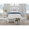 AFI Furnishings Warren Platform Bed TXL with TXL Trundle WH - 2 of 4