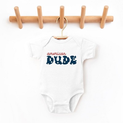 The Juniper Shop American Dude Stars Baby Bodysuit