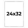 PosterPalooza | Modern Shadow Box 1" Depth White Picture Frame - UV Acrylic, Backing, Hanging Hardware - 2 of 4