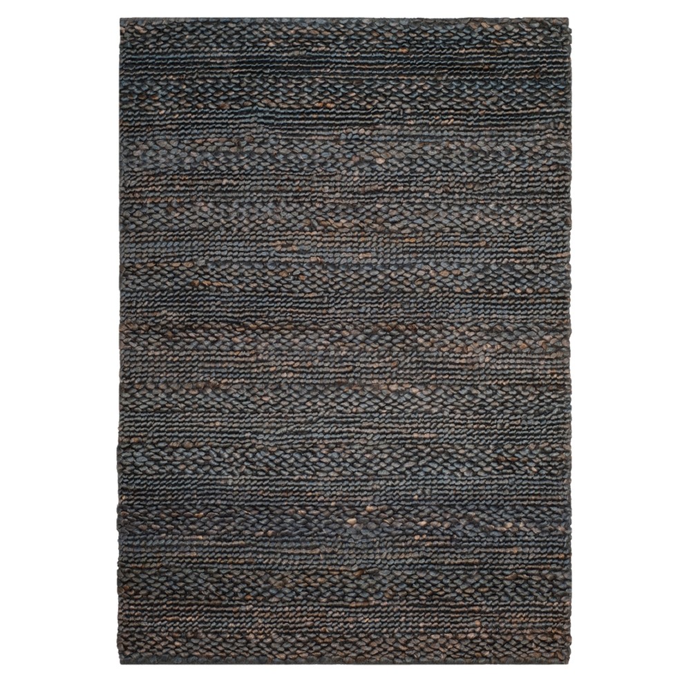 Gray Solid Woven Accent Rug 4'X6' - Safavieh