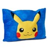 Pokemon Pika Pika Silk Touch Throw Blanket 50X60 inches with Plush Pocket Pillow 14X20 inches - 4 of 4