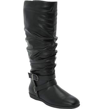 Comfortview Wide Width Arya Wide Calf Slouch Boot Tall Knee High Women's Winter Shoes