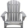 34.50INCH,Adirondack Rocking Chair Solid Wood Chairs Finish Outdoor Furniture for Patio,Navy Blue - 3 of 4