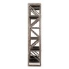 Boraam Veramonte 88" High 5 Tier Accent Bookshelf Whitewash/Black - 4 of 4