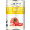 Made With Organic Diced Tomatoes No Salt - Case of 12/14.5 oz - 2 of 2