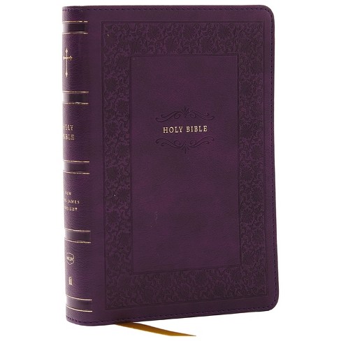 NKJV Compact Paragraph-Style Bible W/ 43,000 Cross References, Purple Leathersoft, Red Letter, Comfort Print: Holy Bible, New King James Version NKJV Compact Paragraph-Style Bible W/ 43,000 Cross References, Purple Leathersoft, Red Letter, Comfort Print: Holy Bible, New King James Version