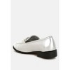 Dendron Diamante Horsebit Metallic Loafers - 3 of 4