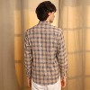 Campus Sutra Men Men's Saltbox Beige Heathered-Buffalo Check Shirt - 4 of 4