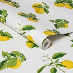Lemons Peel & Stick Wallpaper Yellow - Opalhouse™