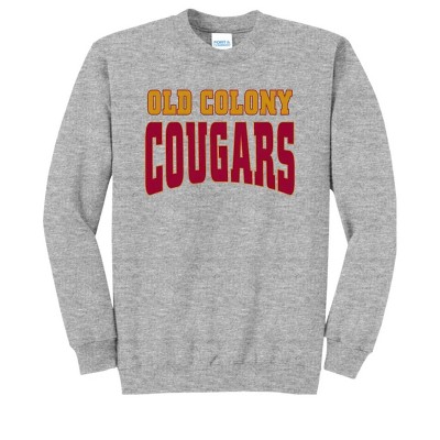 Adult Old Colony Reg Voc High School Cougars Name Classic Fleece ...
