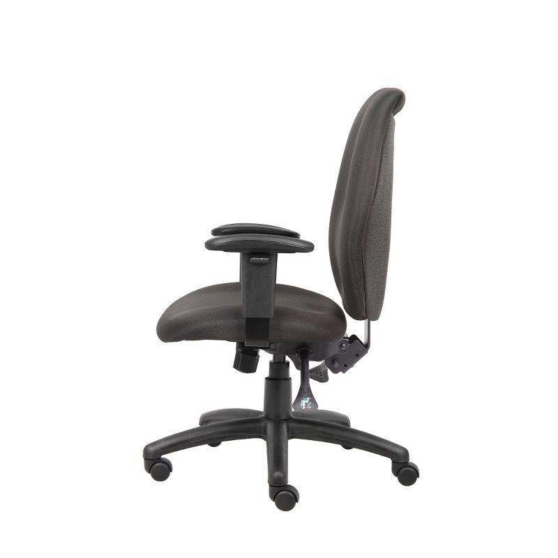 High Back Task Chair with Seat Slider Black - Boss Office Products, 5 of 9