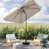 Hyleory 8' x 10' Rectangular Patio Umbrellas for Outdoor, Large Outdoor Patio Umbrellas with 6 Sturdy Ribs for Market, Garden, Pool - 3 of 4