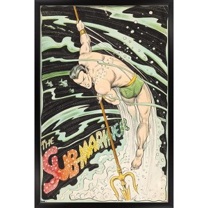 Trends International Marvel Comics - Sub-Mariner - Trident Framed Wall Poster Prints - 1 of 4