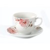 Tea/Coffe Set-Service for 4 Pink Floral and Butterfly Design - 3 of 4