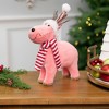 Northlight Glittered Reindeer in Winter Hat and Scarf Christmas Figure - 9" - 2 of 4