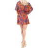 LA LEELA Women's Summer Mini Swimwear Vacation Bathing Suit Loose Beach Wear Swimsuit Cover Ups Medium-Large Multicolored, Abstract - 3 of 4