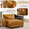 MOONMISS Sleeper Sofa Couch Bed,Oversized Chaise Lounge Chair Cozy Cloud Couch - 3 of 4