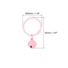 Unique Bargains Stainless Steel DIY Christmas Decoration Pet Bells Keyrings 5 Pcs - 2 of 3
