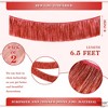 KatchOn, XtraLarge Red Fringe Banner - 6.5 Feet, Pack of 2 | Valentines Day Decorations |Red Streamers for Cherry Party Decorations - 3 of 4