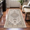 Traditional Vintage Medallion Floral Scroll Indoor Area Rug by Blue Nile Mills - 2 of 4
