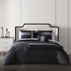 Bebejan Kyle Black 100% Cotton 5-Piece Reversible Comforter Set - image 3 of 4