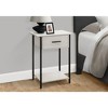 Okak Accent Side Table with Storage Drawers, End Table with Bottom Shelf and Metal Legs, Couch Table for Small Space, Living Room - 2 of 4