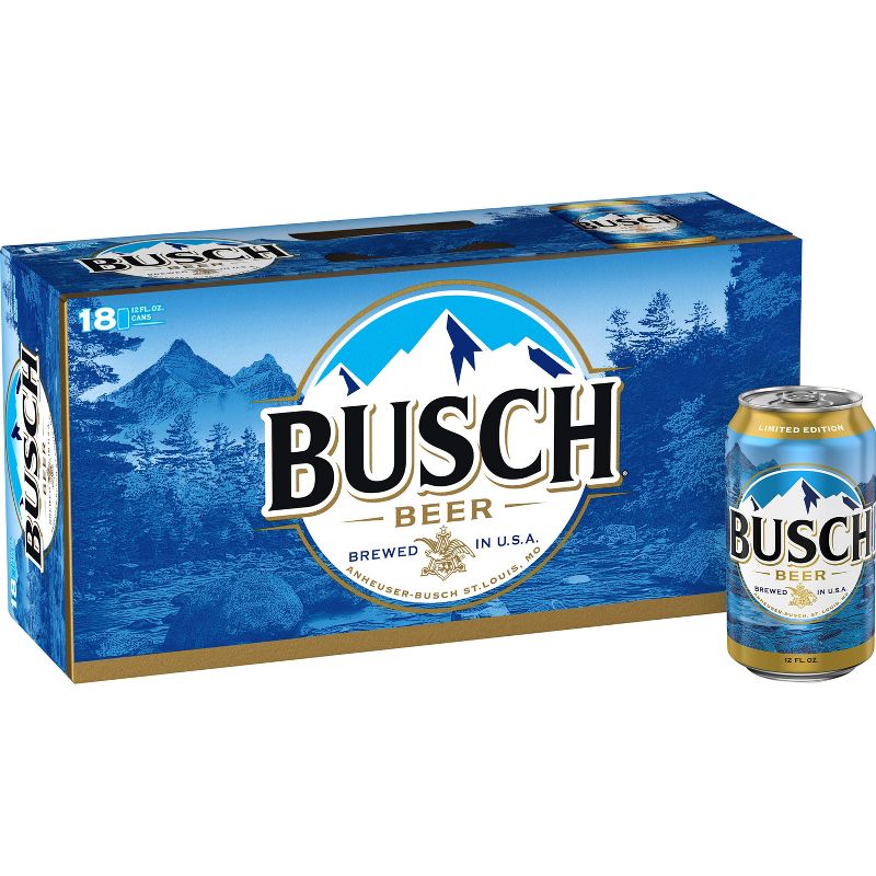 Busch Beer - 18pk/12 fl oz Cans, 1 of 11