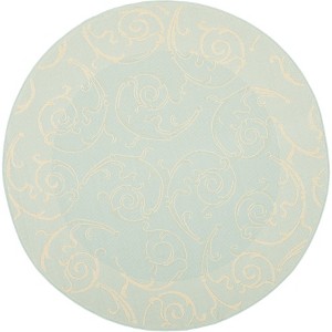 Courtyard CY6108 Power Loomed Indoor and Outdoor Rug - Safavieh - 1 of 3