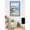 Trends International Bluey (2018) - Stacked Up Family Fun Framed Wall Poster Prints - 2 of 4