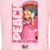 Juniors Womens The Super Mario Bros. Movie Peach She Can Do Anything T-Shirt - 2 of 4