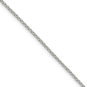 Black Bow Jewelry 1.5mm, Sterling Silver Solid Rolo Chain Necklace - 1 of 4
