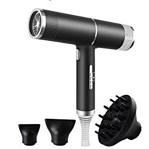 IGIA Silent Wind Professional Hair Dryer – Low Noise Ionic Blow Dryer in Black - 1 of 3