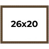 PosterPalooza | Sculpted Gold Picture Frame - UV Acrylic, Backing Board, Hanging Hardware Included - 2 of 4