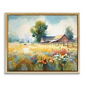 Stupell Industries Barn in Meadow Painting, 31" x 25" - 1 of 4