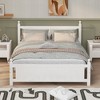 Queen Size Solid Wood Platform Bed Frame for Kids - 3 of 4