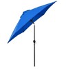 9' x 9' Aluminum Market Patio Umbrella with Crank Lift and Push Button Tilt Pacific Blue - Astella - 2 of 4