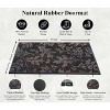 A1HC Flowing Leaves Copper Welcome Door Mat 18"x30", Outdoor Rubber Entrance Mat, Non-Slip Backing - 3 of 4