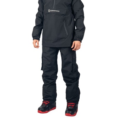 Мужские брюки Alpine Swiss Mens Snowboard Pants 10K Waterproof Insulated Cargo Ski Pants Breathable Winter Snow Sport Outdoor Pant BLK XL — фото 6