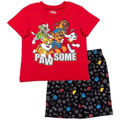 Paw Patrol Toddler Boys Graphic Tank Top and Shorts Outfit Size 4T NWT 